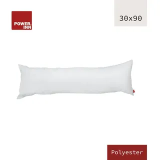 POWER INN Kissenfüllung POWER INN Innenkissen Polyester, 30 x 90 cm, Kisseninlett, Waschbar weiß 30 cm x 90 cm