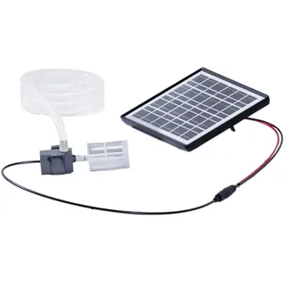 CWOQOCW Solar-Wasserpumpe, 12 V, Tauchpumpe, für Aquarium, Teichbrunnen, Outdoor-Hydrokultursystem, 240 l/h, für Teichsauerstoffgeber (6 W ohne Schalter)