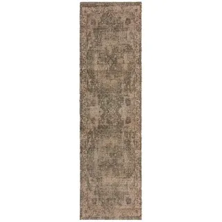 KADIMA DESIGN Läufer Jute Braun-Grün 60 x 230 cm - DEEPE Kadima Design