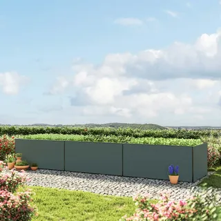 GFP Kingsize 490 x 77 x 77 cm Hochbeet, Anthrazit - (GFPV00433)