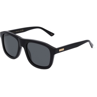 Gucci GG1316S Herren-Sonnenbrille Vollrand Pilot Recycelt-Gestell, schwarz