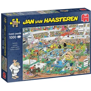 Jumbo 81906 Jan Van Haasteren Sportlich, sportlich! 1000 Teile Puzzle