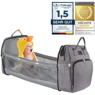 all Kids United Wickelrucksack Deluxe Grau