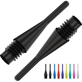 BULL'S Longlife Long Soft Tips 2BA schwarz 100 Stück
