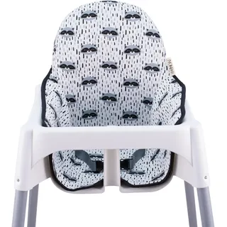 JYOKO KIDS Sitzbezüge kompatibel mit Antilop Kinderstuhl, 100% Baumwolle (Raccoon)