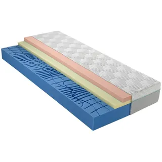 Dieter Knoll Gelschaummatratze, Weiß, Textil, H3, rechteckig, 140x200 cm, Austria Gütezeichen, Made in Austria, Oeko-Tex® Standard 100, Qualität aus Österreich, Über- und Sondergrößen erhältlich, Bezug abnehmbar/waschbar, für Hausstauballergiker geeignet, verstellbare Lattenroste schadstoffgeprüft, alternative Größen rundum abnehmbar, Schlafzimmer, Matratzen Shop, Matratzen, Gelmatratzen