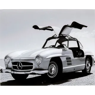 Kare DESIGN Glasbild 50 x 40 cm Automotive Beauty Glas Grau