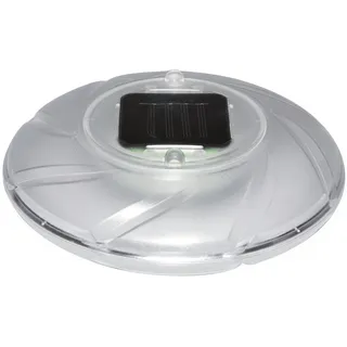 Bestway Pool-Lampe FlowclearTM schwimmende Solar-LED-Poolleuchte, Ø 18 cm, LED fest integriert, Farbwechsler