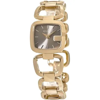 Gucci G Gucci Damenuhr aus Edelstahl gold luxuriöse Designer Uhr