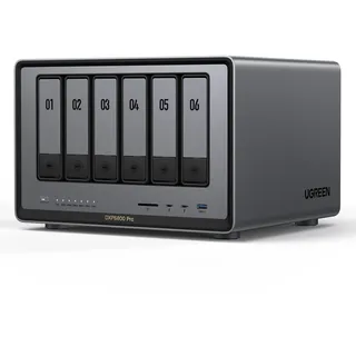 UGREEN NASync DXP6800 Pro Leergehäuse Grau