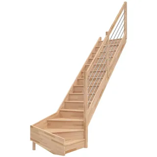 DOLLE Raumspartreppe Paris 318 cm Buche unbehandelt