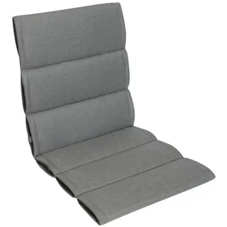 Herlag Polsterauflage Sitzkissen Linnea, (1 St), Stuhlauflage Niedriglehner 103x50x3xcm 1 Polster Grau grau