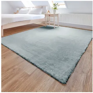 Andiamo Fellteppich Lamm Fellimitat, rechteckig, Höhe: 20 mm, Kunstfell, sehr weicher Flor, waschbar grau 80 cm x 150 cm x 20 mm