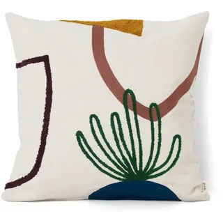 Ferm Living - Mirage Kissen 50 x 50 cm, Island