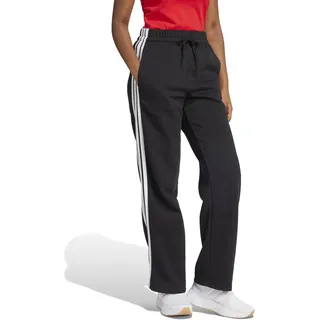 adidas Essentials 3-Streifen Open-Hem French Terry Sporthose Schwarz M