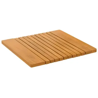 vidaXL Badematte Uni Braun 59 x 40 cm