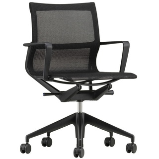 Vitra Bürodrehstuhl Physix Sitz- und Rückenbezug tiefschwarz, Designer Alberto Meda, 88-100x63.5x55.5 cm