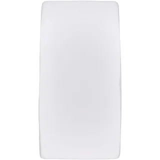 Meyco Spannbettlaken Kinderbett 70x140/150cm wasserdicht Spannlaken White | 100 % Baumwolle - Oeko Tex Zertifiziert - Molton - PU Zwischenschicht - atmunsaktiv - waschbar & trocknergeeignet