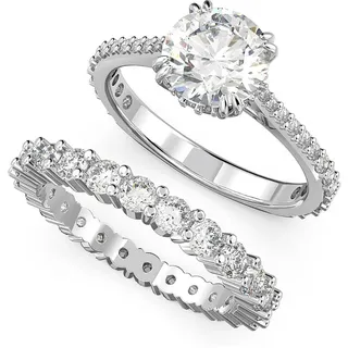 Swarovski Schmuck-Set Stilla Round 5649215 - silber