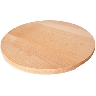 Bütic Pizzateller, Flammkuchenteller mit Griffmulde aus Buche - Größenauswahl, Artikel:Ø 45cm