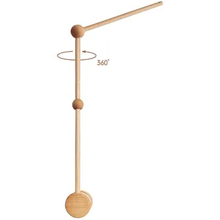 Mobile Halterung für Babybett, Holz Mobile Halterung Wickeltisch für Aufhängung Mobile baby, Geburt Geschenk Neugeborene DIY Deko-Artikel