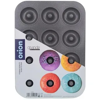 Donutform Backblech Backform zum Backen von Donuts aus Stahl GRANDE