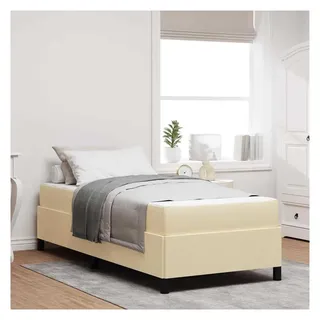 vidaXL Boxspringbett 90 x 200 cm Creme