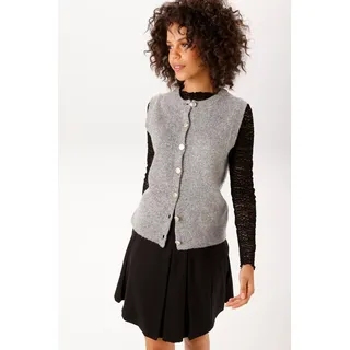 Aniston CASUAL Strickweste grau 36