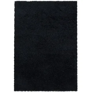 Ayyildiz Sydney 3000 Hochflorteppich 140 x 200 cm Schwarz