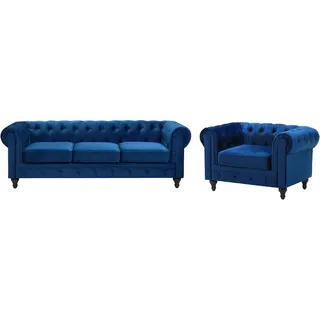Beliani Beliani, Sofa Chesterfield