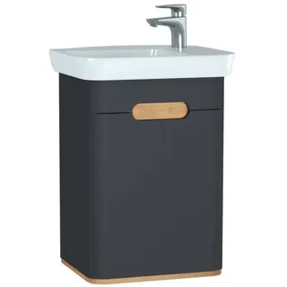 Vitra Waschtisch-Unterschrank 50 x 66,5 cm Anthrazit Matt
