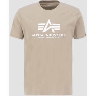 Alpha Industries Basic T-Shirt, beige, Größe S