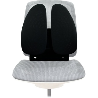 Fellowes Rückenstütze Back Angel - ergonomisches Rückenkissen für Bürostühle - zwei Flügel für individuellen ergonomischen Komfort im Büro und Homeoffice - schwarz