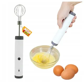 MEGADEALS Schneebesen Handmixer Eierschläger Rührbesen Elektrisch Rührstab Küchenutensil