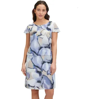 Betty Barclay Stufenkleid kurzarm Weiß/Blau,38 | 38