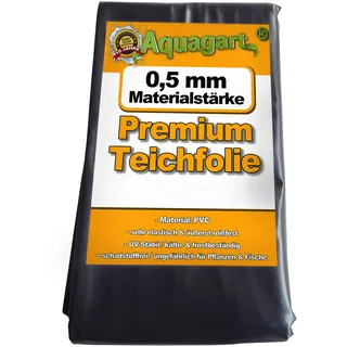 Aquagart Teichfolie Schwarz 5 x 6 m