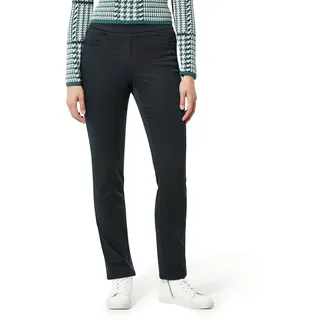 Walbusch Damen Thermo-Bügelfrei Baumwollhose Blau