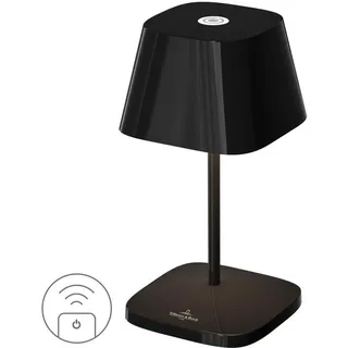 Villeroy & Boch, Tischlampe, NEAPEL RC Akku-Tischlampe Schwarz Ceramic 2,2W steuerbare Lichtfarbe IP65 97091