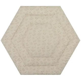 fillikid Laufstalleinlage 6-eckig Exclusiv in Hund Beige | Gr.: onesize