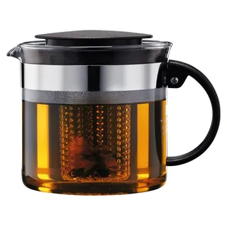 BODUM Teebereiter Teekanne Borosilikatglas ca. 13.4x17.6x13.6 cm mit Deckel
