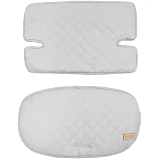 roba Sitzverkleinerer Style Sitzkissen 2-teilig für alle Sit Up Hochstühle - Sitzpolster für Babyhochstuhl in Grau