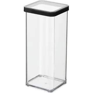 Rotho Loft quadratische Vorratsdose schwarz 1,5 l