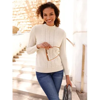 Casual Looks Langarm-Pullover beige 54