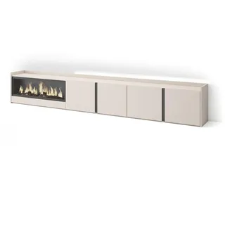 SKRAUT HOME Lowboard 315x50 cm Beige Holzwerkstoff