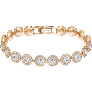 Swarovski Una Angelic Armband, Weiss Roségold 5240513 Größe 17 cm