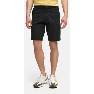 Kronstadt Cargoshorts Herren KSAllen Cargo Shorts Herrenshorts aus elastischem Stretch Twill für ein komfortables Tragegefühl schwarz L