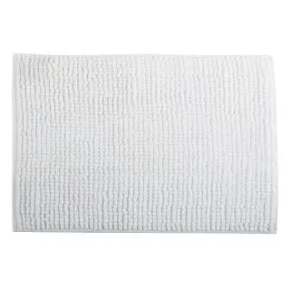 MSV Chenille 60 x 90 cm weiß