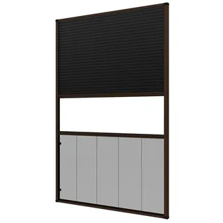 empasa Insektenschutz Plissee MASTER DUO 160 x 180 cm Braun