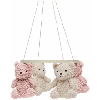 jollein Teddy Bear Mobile, Natural/Wild rose