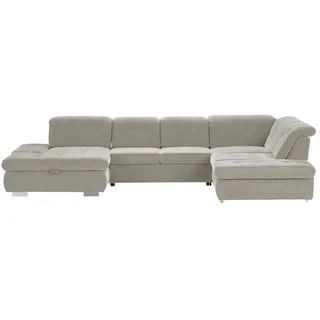 Kollektion Kraft Wohnlandschaft mit verschiedenen Funktionen Spencer ¦ grau ¦ Maße (cm): B: 382 H: 102 T: 260.0
